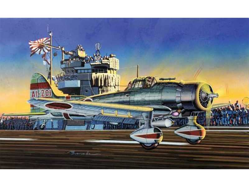 Aichi Type 99 Val japoński bombowiec nurkujący - Midway 1942 - zdjęcie 1 Aichi Type 99 Val japoński bombowiec nurkujący - Midway 1942 - zdjęcie 1