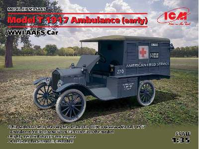 Ford T 1917 amerykański ambulans - I W.Ś. - zdjęcie 11