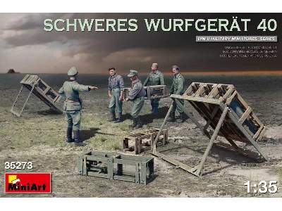 Schweres Wurfgerät 40 niemiecka wyrzutnia rakiet - zdjęcie 1