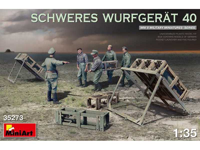Schweres Wurfgerät 40 niemiecka wyrzutnia rakiet - zdjęcie 1 Schweres Wurfgerät 40 niemiecka wyrzutnia rakiet - zdjęcie 1