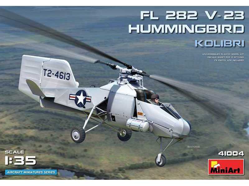 Fl 282 V-23 Hummingbird (Kolibri) - śmigłowiec niemiecki - zdjęcie 1 Fl 282 V-23 Hummingbird (Kolibri) - śmigłowiec niemiecki - zdjęcie 1