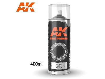 Ak1009 Fine Primer Black Spray - zdjęcie 1