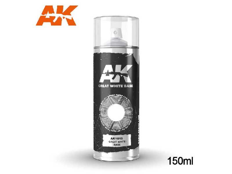 Ak1019 Great White Base Spray - zdjęcie 1