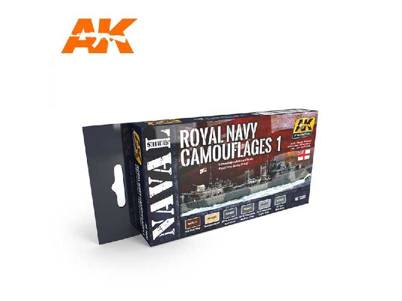 Ak-5030 Royal Navy Camouflages 1 – Naval Series Set - zdjęcie 1 Ak-5030 Royal Navy Camouflages 1 – Naval Series Set - zdjęcie 1