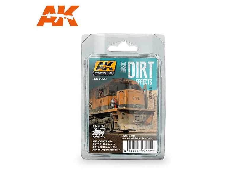 Basic Dirt Effects Weathering Set Train Series - zdjęcie 1 Basic Dirt Effects Weathering Set Train Series - zdjęcie 1