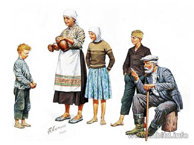 Figurki Obywatele wschodniej Europy - II W.Ś. - zdjęcie 1 Figurki Obywatele wschodniej Europy - II W.Ś. - zdjęcie 1