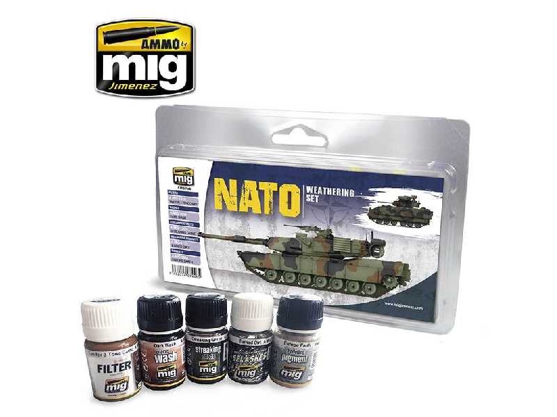 A.Mig-7446 NATO Weathering Set - zdjęcie 1 A.Mig-7446 NATO Weathering Set - zdjęcie 1