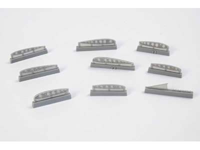 B5n2 Kate Wing Fold Ribs, For Airfix Kit - zdjęcie 1