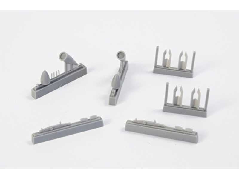 B5n2 Kate Type 98 Bomb (250kg) With Rack (2 Pcs), For Airfix Kit - zdjęcie 1 B5n2 Kate Type 98 Bomb (250kg) With Rack (2 Pcs), For Airfix Kit - zdjęcie 1