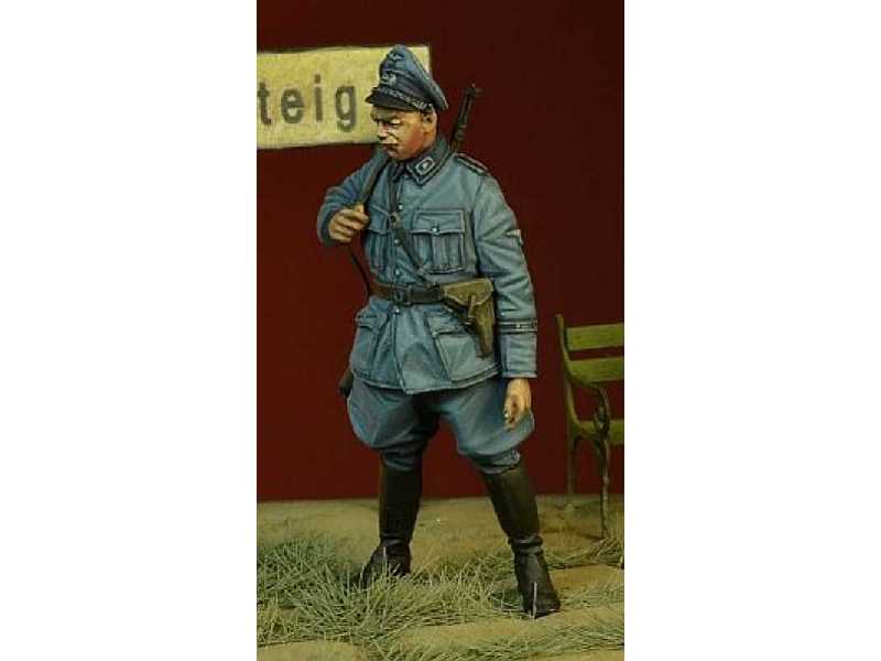 WWII Bahnschutzpolizei Member 1939-45 - zdjęcie 1 WWII Bahnschutzpolizei Member 1939-45 - zdjęcie 1