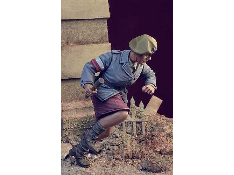 WWII Polish Home Army Girl Warsaw Uprising - zdjęcie 1 WWII Polish Home Army Girl Warsaw Uprising - zdjęcie 1