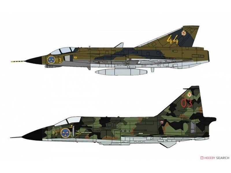 J35j Draken & Sh37 Viggen `f13 Squadron` (Set Of 2) - zdjęcie 1 J35j Draken & Sh37 Viggen `f13 Squadron` (Set Of 2) - zdjęcie 1
