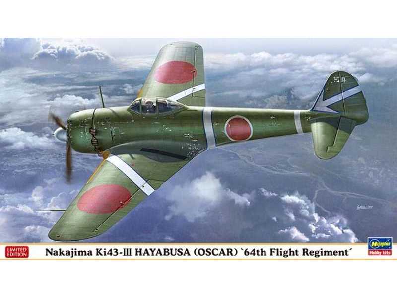 Nakajima Ki-43iii Hayabusa '64th Flight Regiment' - zdjęcie 1 Nakajima Ki-43iii Hayabusa '64th Flight Regiment' - zdjęcie 1
