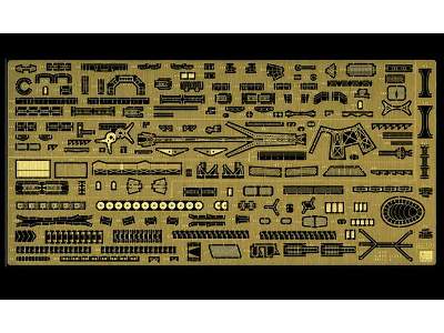 Qg38  IJN Light Cruiser Agano Class Detail Up Parts Basic B - zdjęcie 1