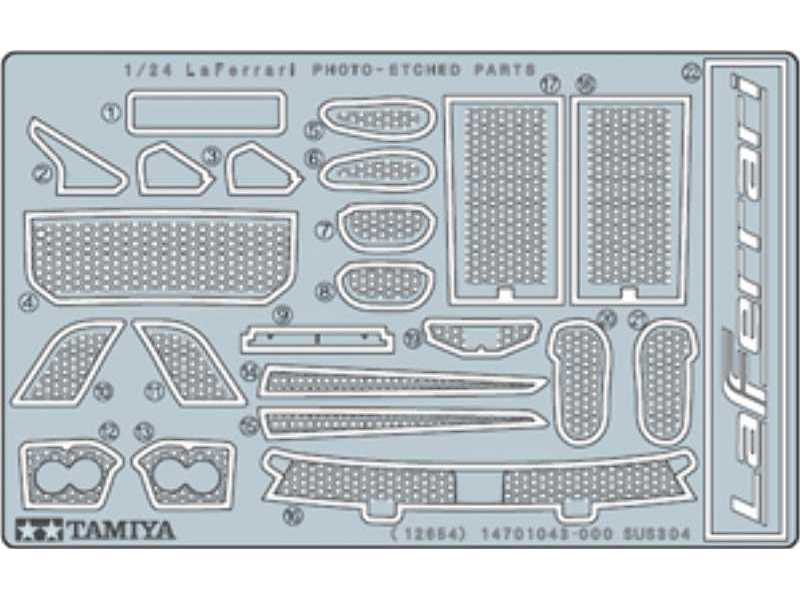 LaFerrari Photo-Etched Parts Set - zdjęcie 1