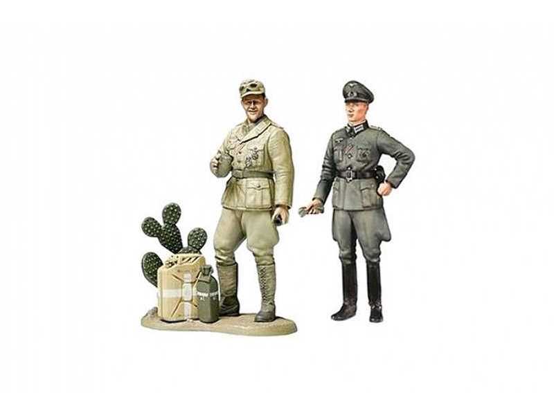 Oficer Wehrmachtu i czołgista Africa Corps - zdjęcie 1 Oficer Wehrmachtu i czołgista Africa Corps - zdjęcie 1