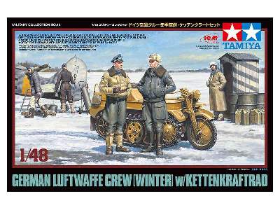 Załog Luftwaffe w zimowych mundurach i Kettenkraftrad - zdjęcie 2