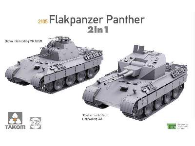 Flakpanzer Panther 20mm Flakvierling MB151/20 & Coelian w/37mm - zdjęcie 2