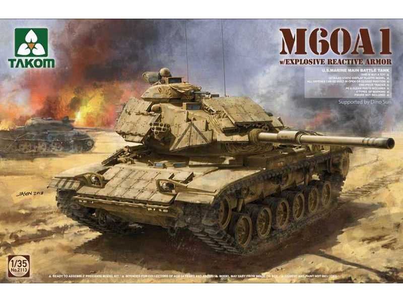 M60A1 Patton z pancerzem reaktywnym - zdjęcie 1 M60A1 Patton z pancerzem reaktywnym - zdjęcie 1
