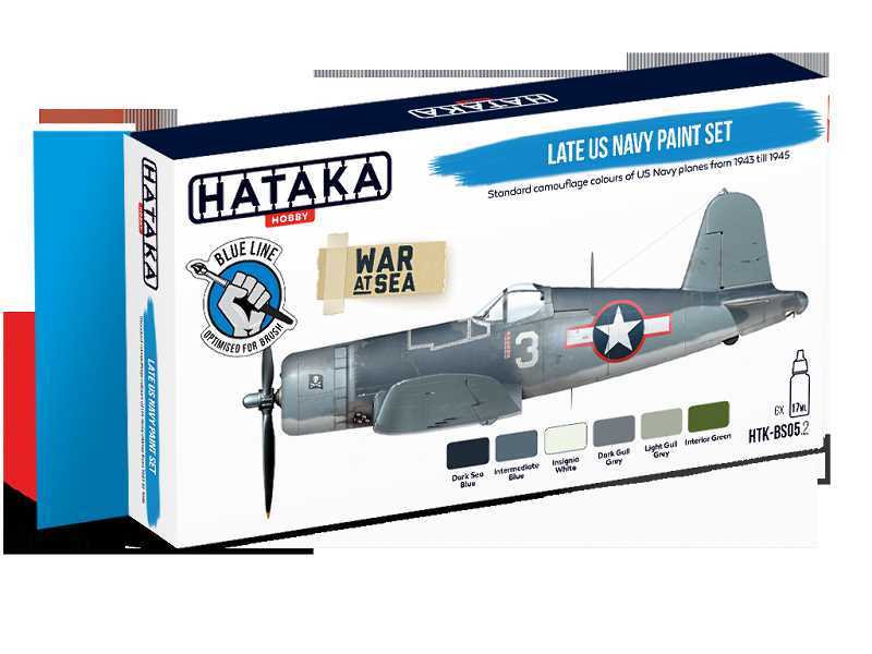 Htk-bs05.2 Late US Navy Paint Set - zdjęcie 1