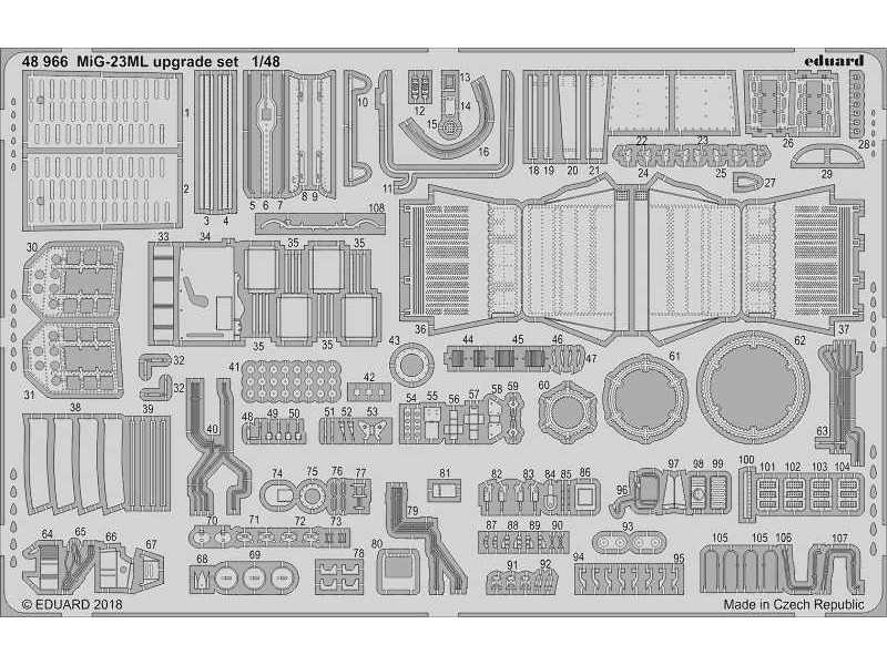 MiG-23ML upgrade set 1/48 - zdjęcie 1