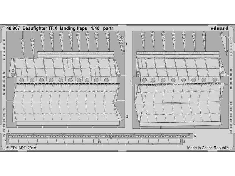 Beaufighter TF. X landing flaps 1/48 - Revell - zdjęcie 1 Beaufighter TF. X landing flaps 1/48 - Revell - zdjęcie 1