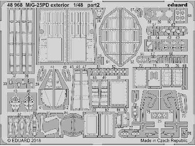 MiG-25PD exteriér 1/48 - Icm - zdjęcie 2