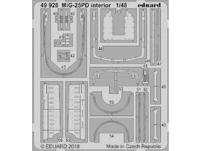 MiG-25PD interior 1/48 1/48 - zdjęcie 1