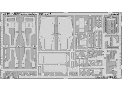 F-16C/ N undercarriage 1/48 - zdjęcie 2