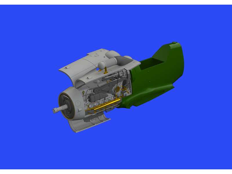 Bf 109G-6/ U4 engine 1/48 - Tamiya - zdjęcie 1