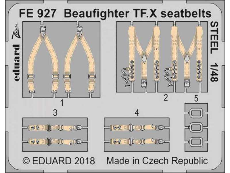 Beaufighter TF. X seatbelts STEEL 1/48 - Revell - zdjęcie 1