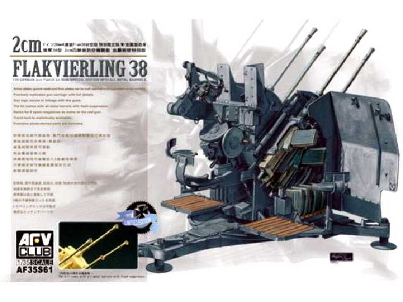 20mm Flakvierling 38 Niemieckie działo przeciwlotnicze - zdjęcie 1 20mm Flakvierling 38 Niemieckie działo przeciwlotnicze - zdjęcie 1