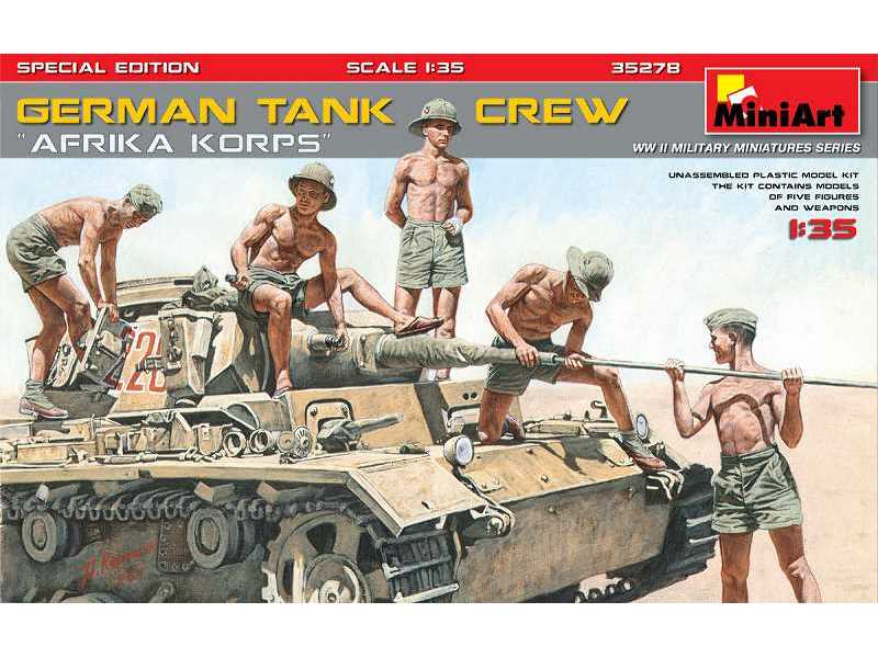 Niemieccy czołgiści Afrika Korps wydanie specjalne - zdjęcie 1 Niemieccy czołgiści Afrika Korps wydanie specjalne - zdjęcie 1