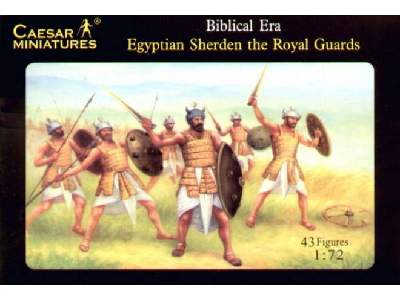 Figurki  - Szerden Straż Królewska - epoka biblijna - zdjęcie 1