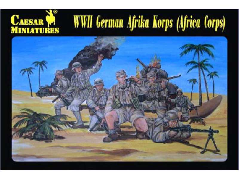 Figurki Afrika Korps - II W. Ś. - zdjęcie 1