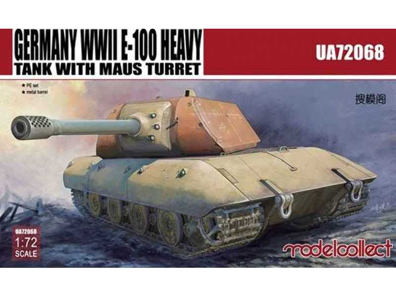 Germany WWII E-100 Heavy Tank With Mouse Turret - zdjęcie 1