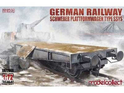 German Railway Schwerer Plattformwagen Type Ssys 1+1 (2 Kits On  - zdjęcie 1