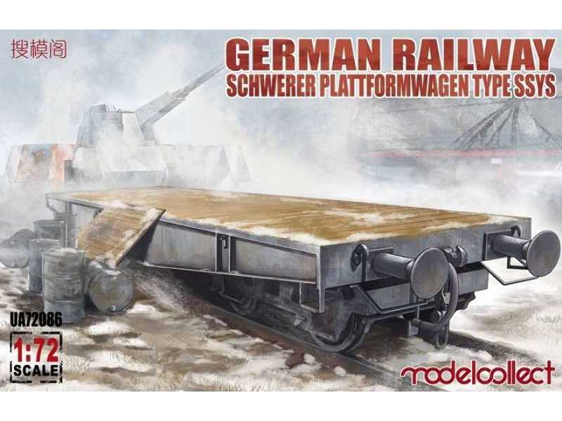 German Railway Schwerer Plattformwagen Type Ssys 1+1 (2 Kits On - zdjęcie 1 German Railway Schwerer Plattformwagen Type Ssys 1+1 (2 Kits On - zdjęcie 1