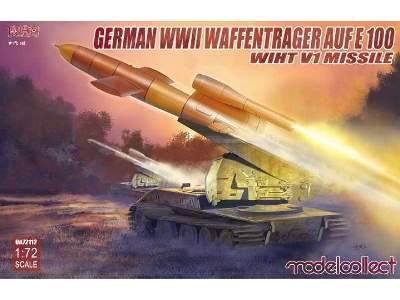 German WWii Waffenträger Auf E-100 With V1 Missile - zdjęcie 1