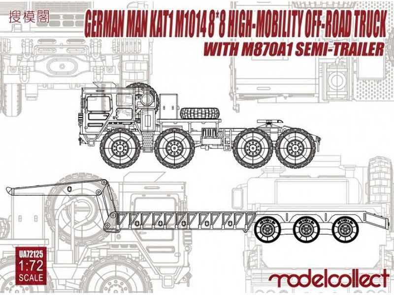 German Man Kat1 M1014 8x8 High-mobility Off-road Truck  - zdjęcie 1