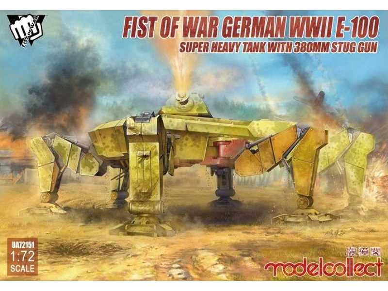 Fist Of War German WWII E-100 Super Heavy Tank With 380mm Gun - zdjęcie 1