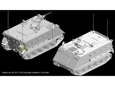 Izraelski transporter M113 - wojna Jom Kippur 1973 - zdjęcie 15