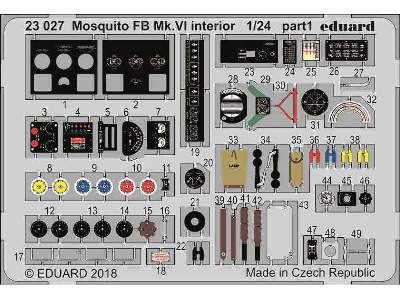 Mosquito FB Mk. VI interior 1/24 - zdjęcie 1