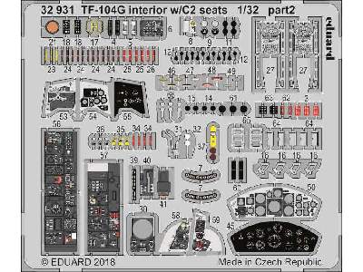 TF-104G interior w/ C2 seats 1/32 - zdjęcie 2