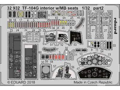 TF-104G interior w/ MB seats 1/32 - zdjęcie 2