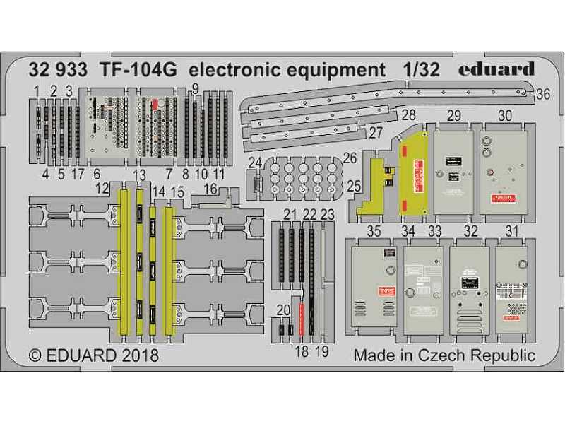 TF-104G electronic equipment 1/32 - zdjęcie 1 TF-104G electronic equipment 1/32 - zdjęcie 1