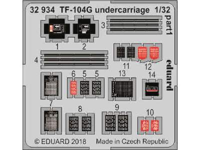 TF-104G undercarriage 1/32 - zdjęcie 1