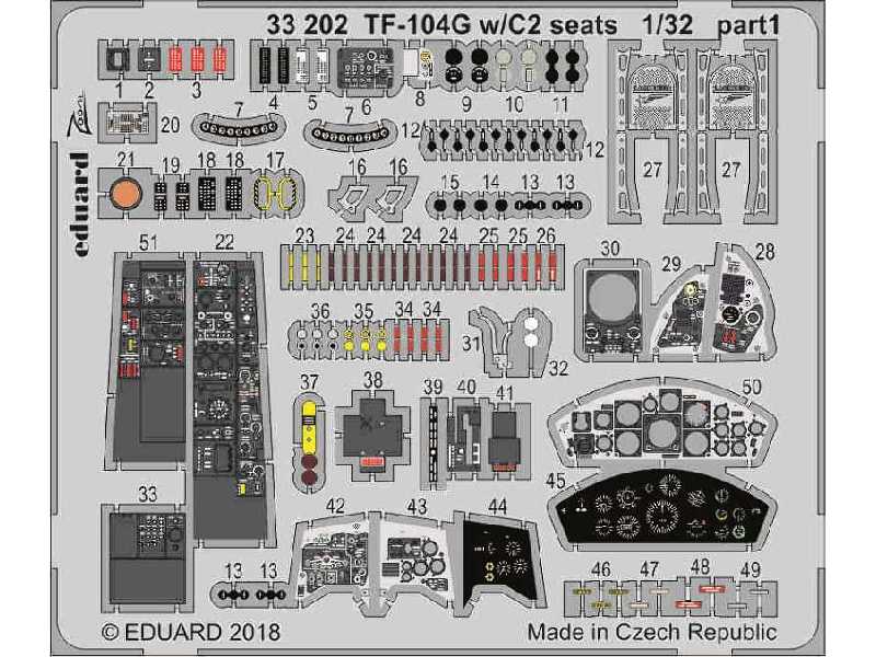 TF-104G w/ C2 seats 1/32 - zdjęcie 1