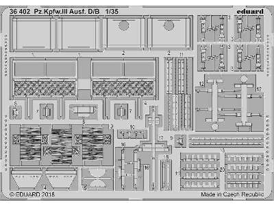 Pz. Kpfw. III Ausf.  D/ B 1/35 - zdjęcie 1