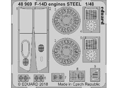 F-14D engines STEEL 1/48 - zdjęcie 1